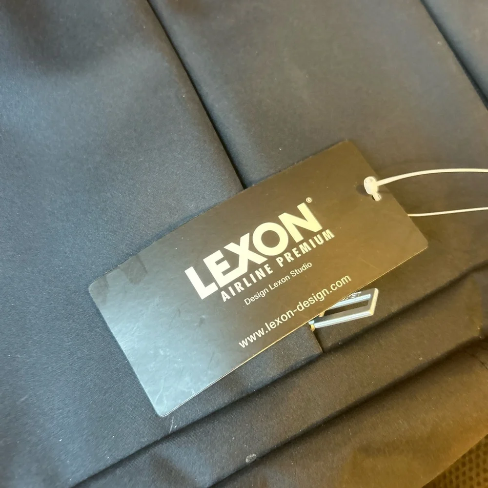 Title: NWT Lexon Modern Laptop Backpack Travel Bag Black Aluminum Handle